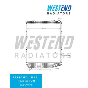 Freightliner Radiator – 2018-2022 - M2-106 (18” Oil Cooler) High HP application