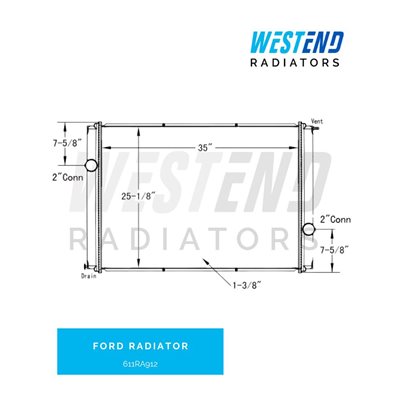 Ford Radiator – 1994-2000 Various