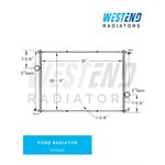 Ford Radiator – 1994-2000 Various