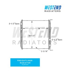 Freightliner Radiator – 2003-2008 Cascadia & Coronado Series