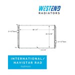 International  /  Navistar Radiator - 2007-2009 various