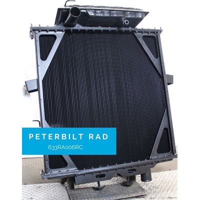 Peterbilt Radiator with Surge Tank (1 / 2" Tube Core)