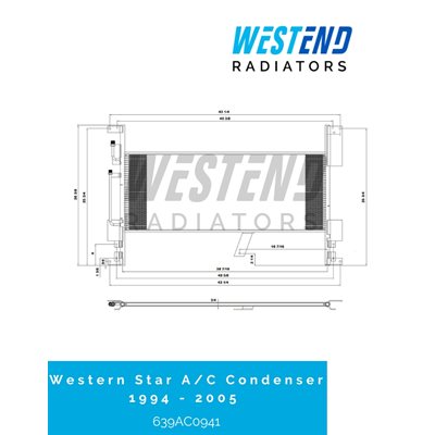Western Star A / C Condenser 1994 - 2005 