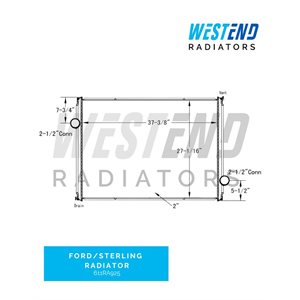 Ford / Sterling Radiator -1996-2004 various